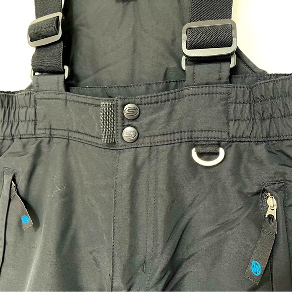 Slalom Black Youth Ski Snow Overalls Size S - Picture 6 of 6